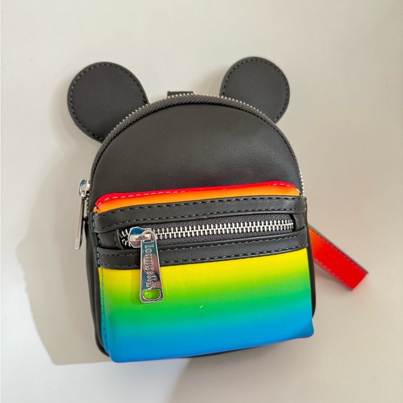 ￼Disney Loungefly Mini Pride Backpack/wristlet - Picture 1 of 4